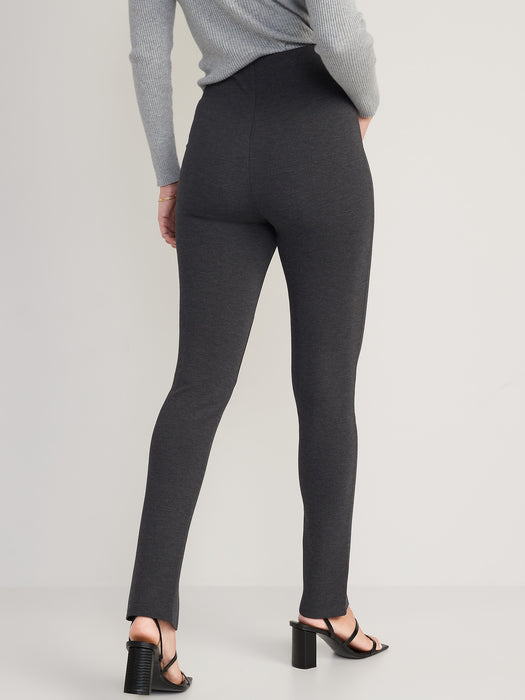 Extra High-Waisted Stevie Skinny Split-Hem Pants for Women