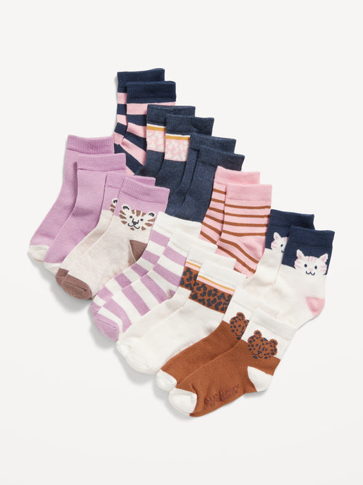 Crew Socks 10-Pack for Toddler and Baby
