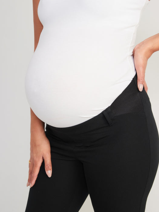 Maternity Side Panel Pixie Flare Pants
