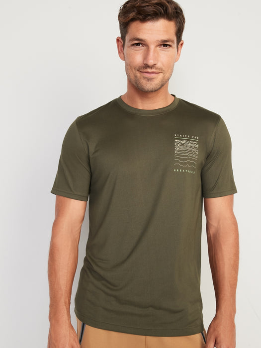 Graphic Go-Dry Cool Odor-Control Core T-Shirt for Men