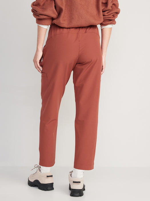 High-Waisted All-Seasons StretchTech Slouchy Taper Cargo Pants for Women