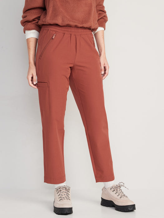High-Waisted All-Seasons StretchTech Slouchy Taper Cargo Pants for Women