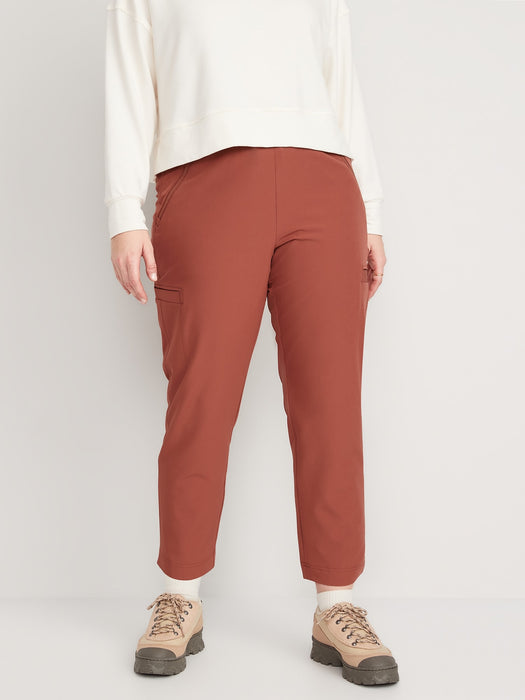 High-Waisted All-Seasons StretchTech Slouchy Taper Cargo Pants for Women