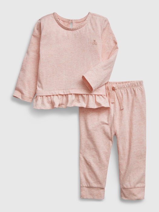 Baby 100% Organic Cotton Two-Piece Outfit Set