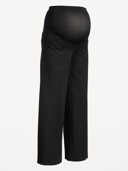 Maternity Full-Panel Pixie Wide-Leg Pants