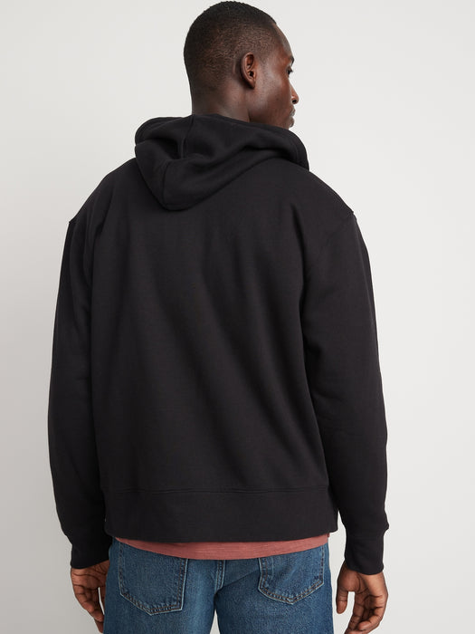 Oversized Thermal-Lined Zip Hoodie for Men