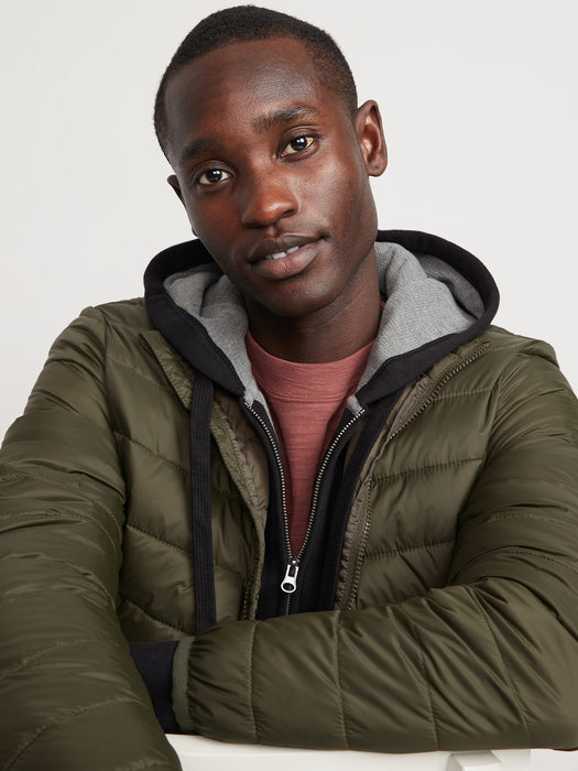 Oversized Thermal-Lined Zip Hoodie for Men