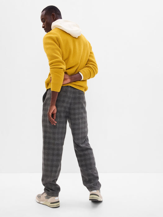 Relaxed Wool-Blend Pants