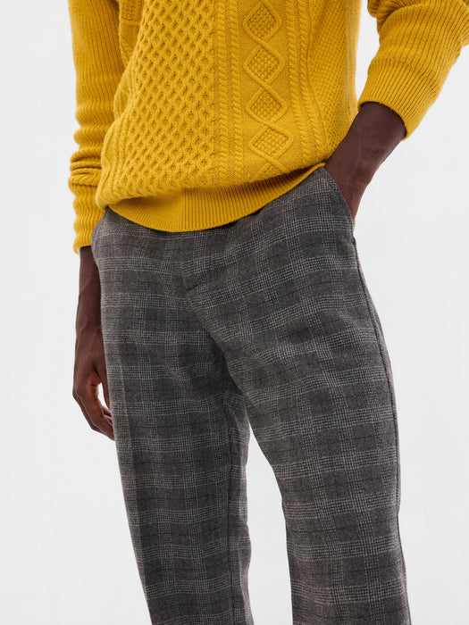 Relaxed Wool-Blend Pants