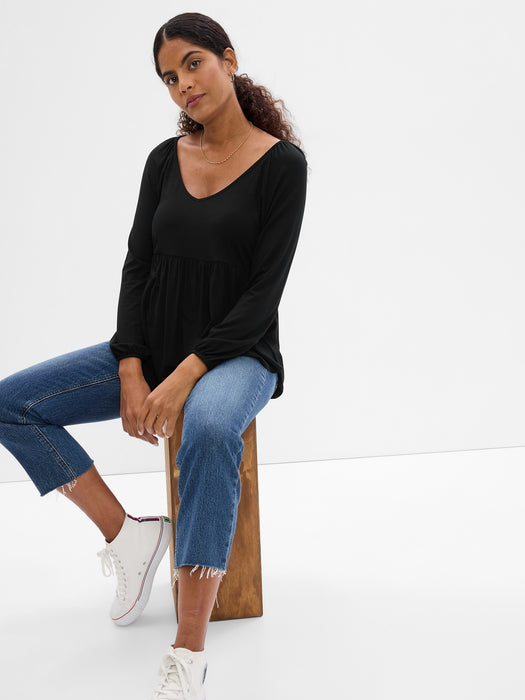 Maternity Peplum Top