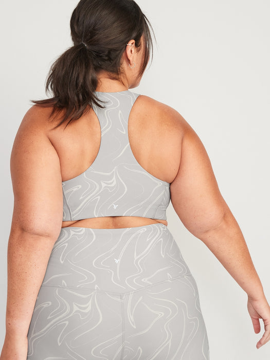 Medium Support PowerSoft Racerback Sports Bra for Women 2X-4X