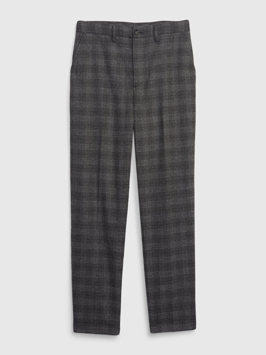 Relaxed Wool-Blend Pants