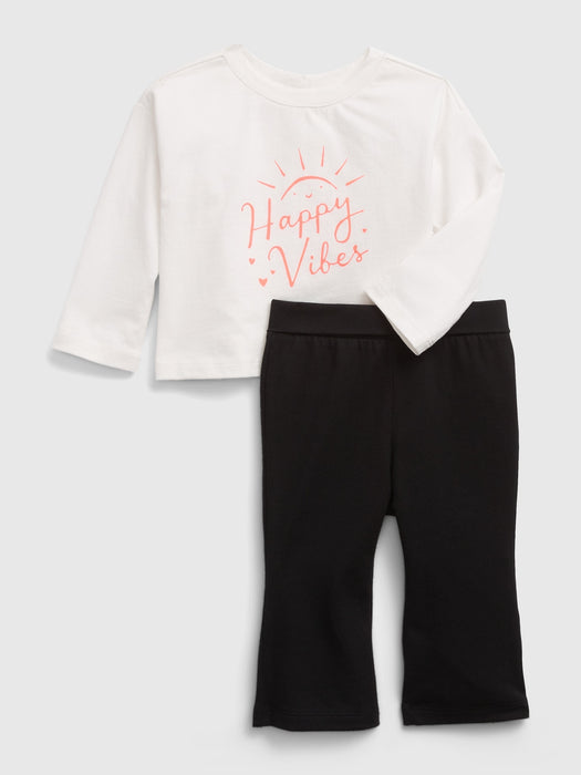 Baby 100% Organic Cotton Two-Piece Outfit Set