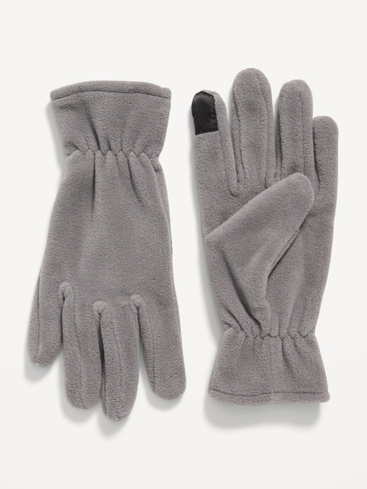 Microfleece Text-Friendly Gloves for Men