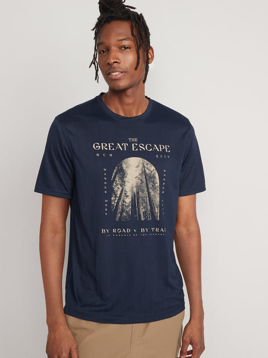 Graphic Go-Dry Cool Odor-Control Core T-Shirt for Men