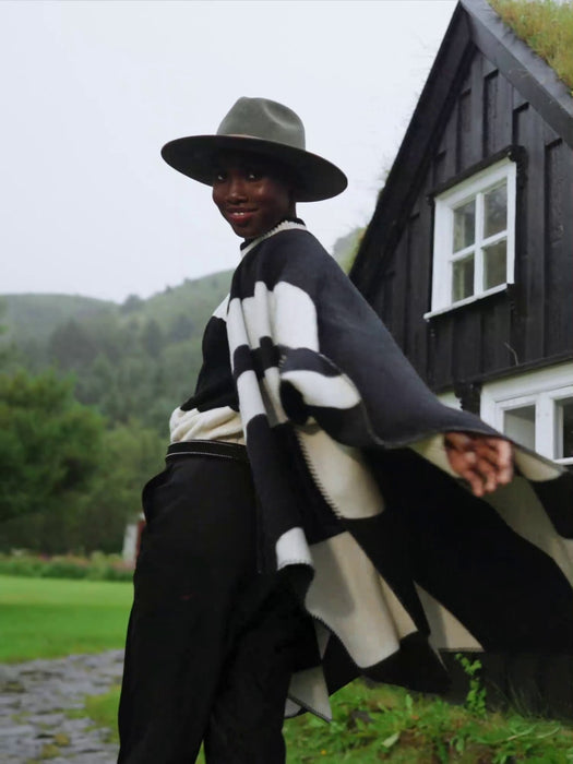 Raya Wool Poncho
