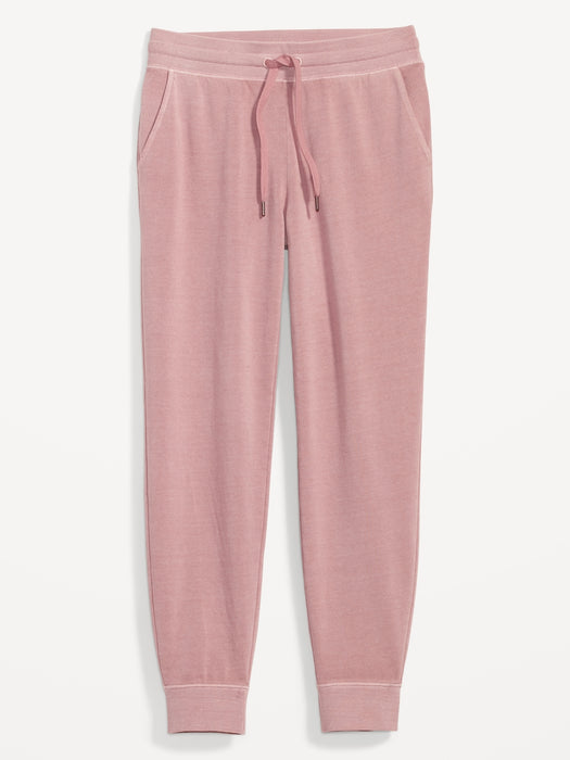 Mid-Rise Vintage Street Jogger Sweatpants for Women