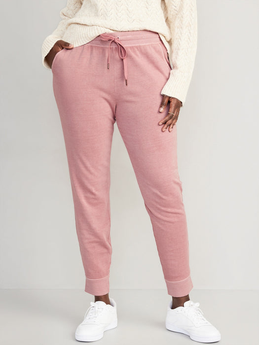 Mid-Rise Vintage Street Jogger Sweatpants for Women