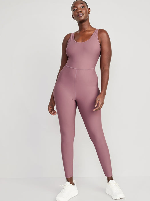 Sleeveless PowerSoft 7/8-Length Bodysuit for Women -- 25-inch inseam