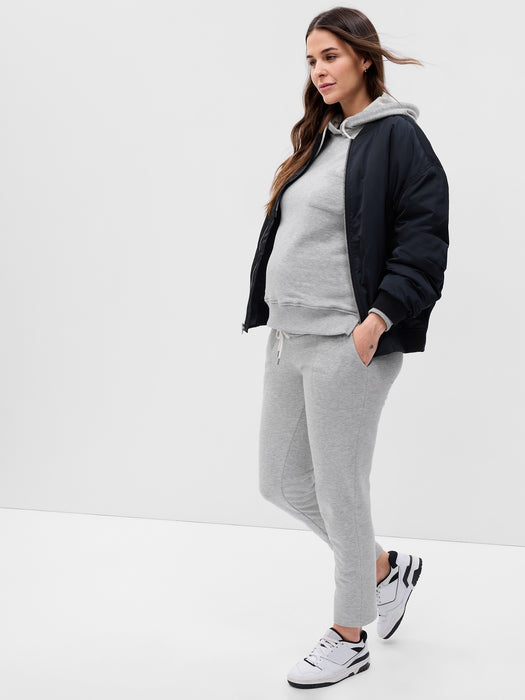 Maternity Fleece Terry Under Belly Joggers