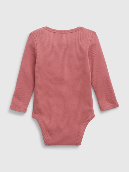 Baby Organic Cotton Rib Bodysuit (3-Pack)