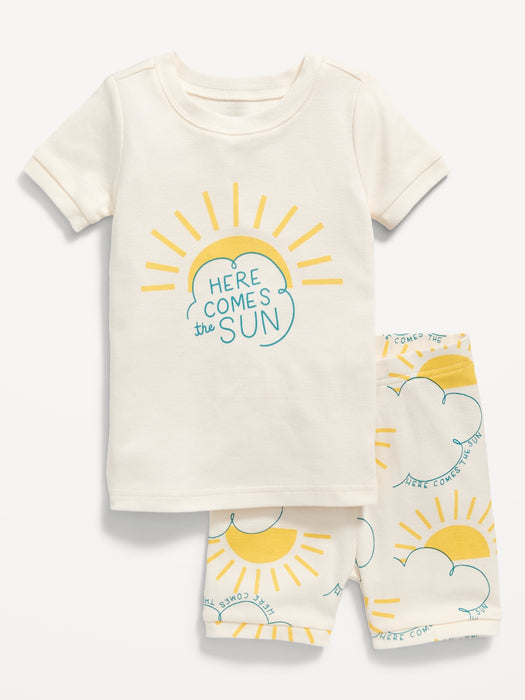 Unisex Printed Pajama Set for Toddler & Baby