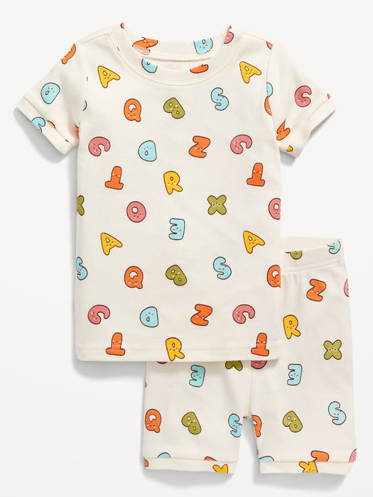 Unisex Printed Pajama Set for Toddler & Baby