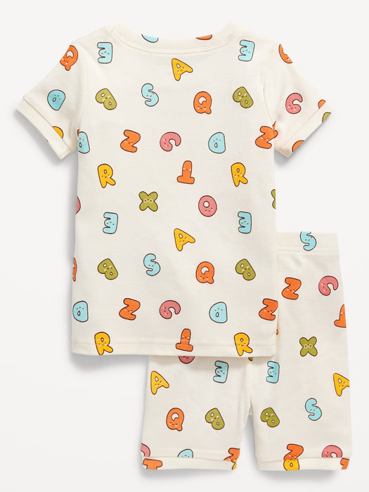 Unisex Printed Pajama Set for Toddler & Baby