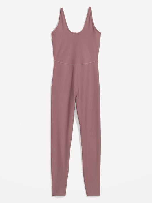 Sleeveless PowerSoft 7/8-Length Bodysuit for Women -- 25-inch inseam