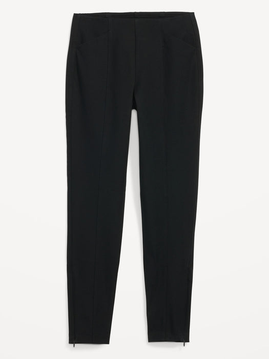 High-Waisted Pull-On Pixie Skinny Ankle Pants