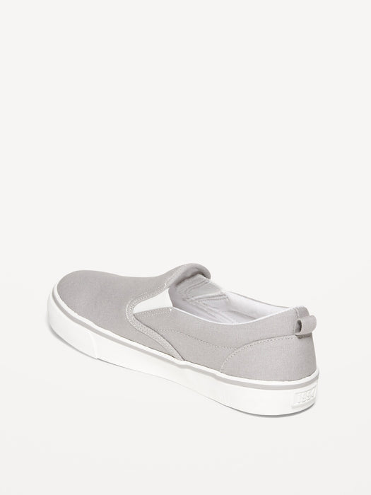 Gender-Neutral Canvas Slip-On Sneakers for Kids