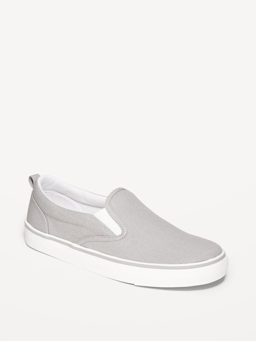 Gender-Neutral Canvas Slip-On Sneakers for Kids