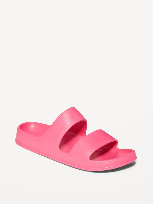 Double-Strap Slide Sandals for Women (Partially Plant-Based)