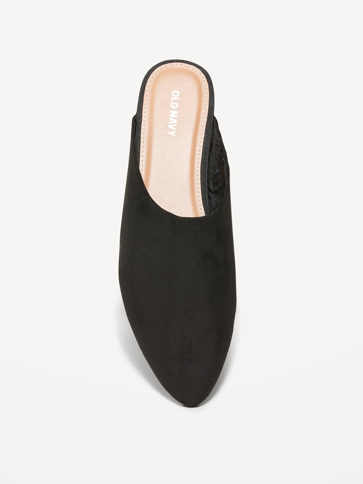 Faux-Suede Mule Shoes for Women