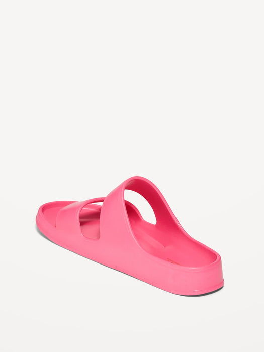 Double-Strap Slide Sandals for Women (Partially Plant-Based)