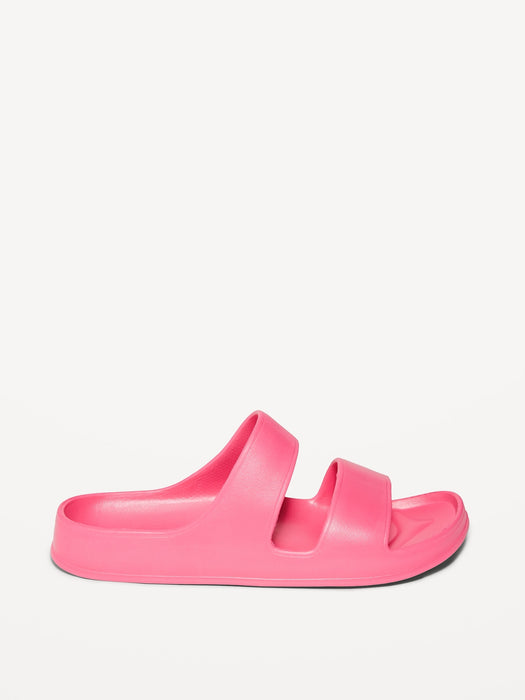 Double-Strap Slide Sandals for Women (Partially Plant-Based)