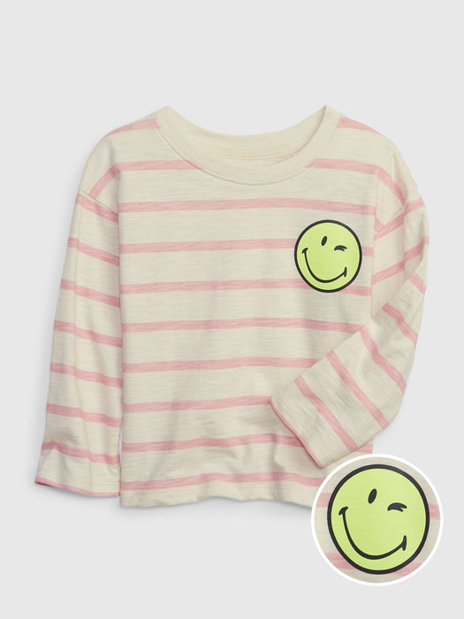 Gap × SmileyWorld® Toddler Striped Shirt
