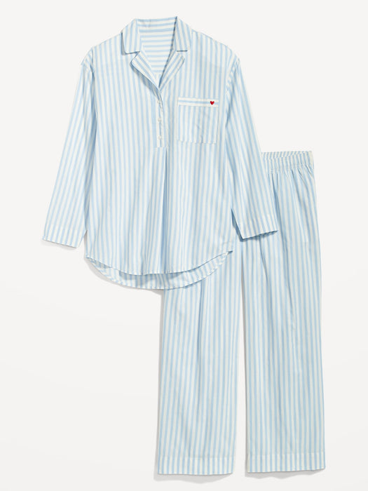 Maternity Matching Printed Pajama Set