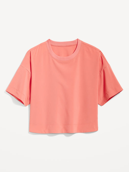 StretchTech Cropped T-Shirt for Women