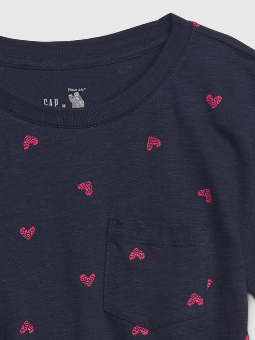 Gap &#215 Frank Ape Kids 100% Organic Cotton Pocket T-Shirt