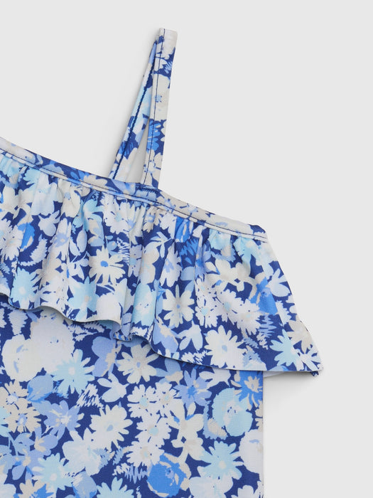 Toddler Recycled Asymmetric Swim One-Piece