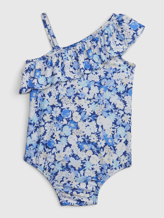 Toddler Recycled Asymmetric Swim One-Piece