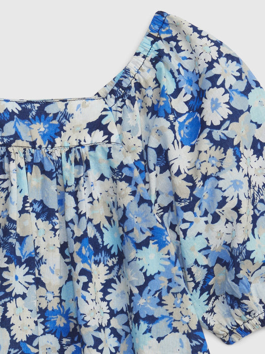 Toddler Puff Sleeve Floral Top