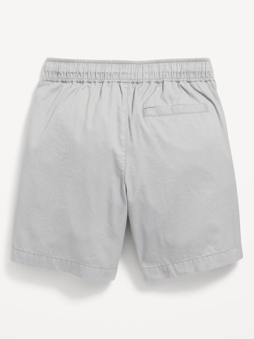 Twill Non-Stretch Jogger Shorts for Boys (Above Knee)