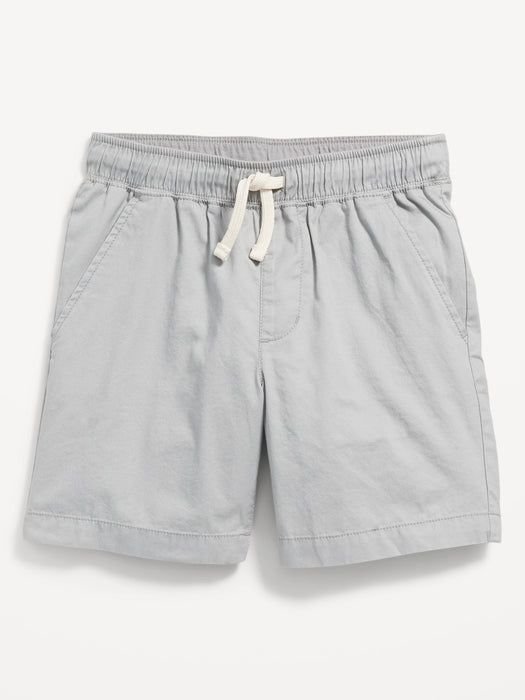 Twill Non-Stretch Jogger Shorts for Boys (Above Knee)