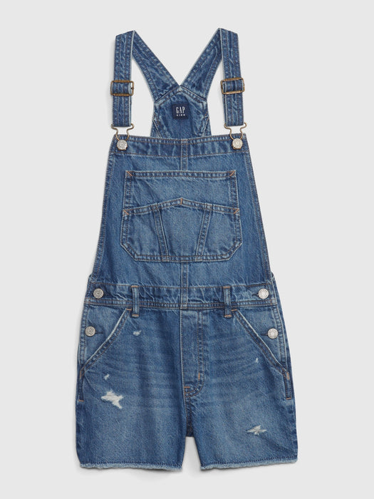 Kids Denim Shortalls