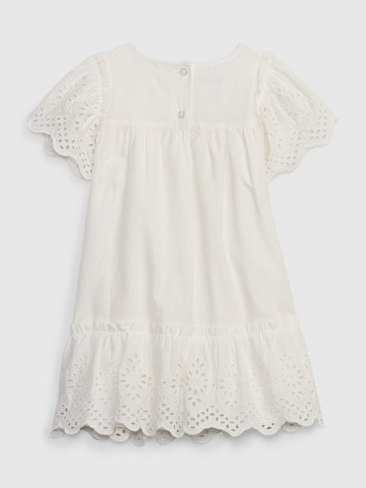 Toddler Tiered Eyelet Dress