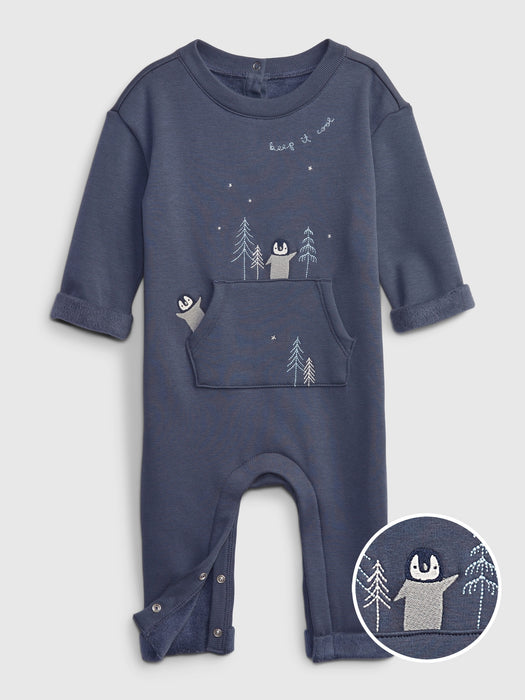 Baby Cozy Sherpa Lined One-Piece