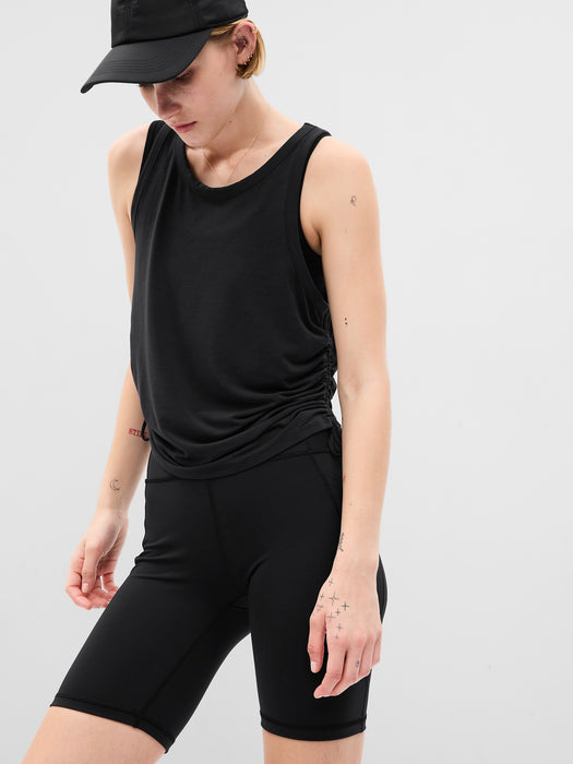 GapFit Breathe Cropped Cinch Tank Top