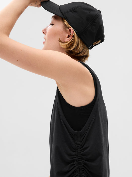 GapFit Breathe Cropped Cinch Tank Top